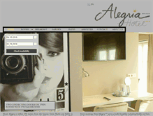 Tablet Screenshot of alegria-hotel.com